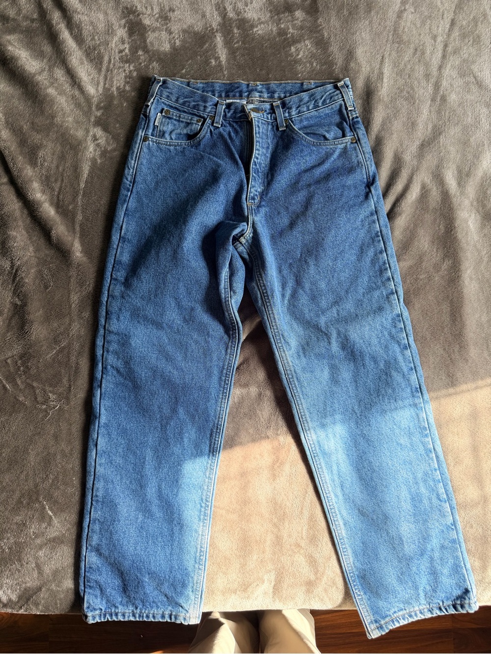 Carhartt Men's Blue Denim Jeans